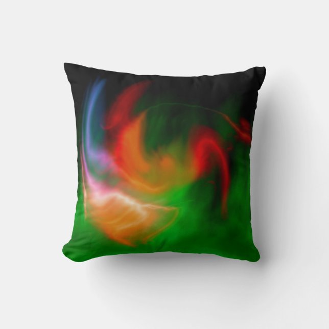 Fantasy fire throw pillow (Front)