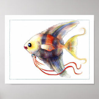 Fantasy Fish Poster: Angelica Poster