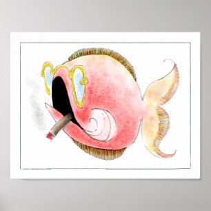 Fantasy Fish Poster: Cecil Poster