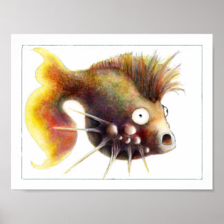 Fantasy Fish Poster: Sid Fishious Poster