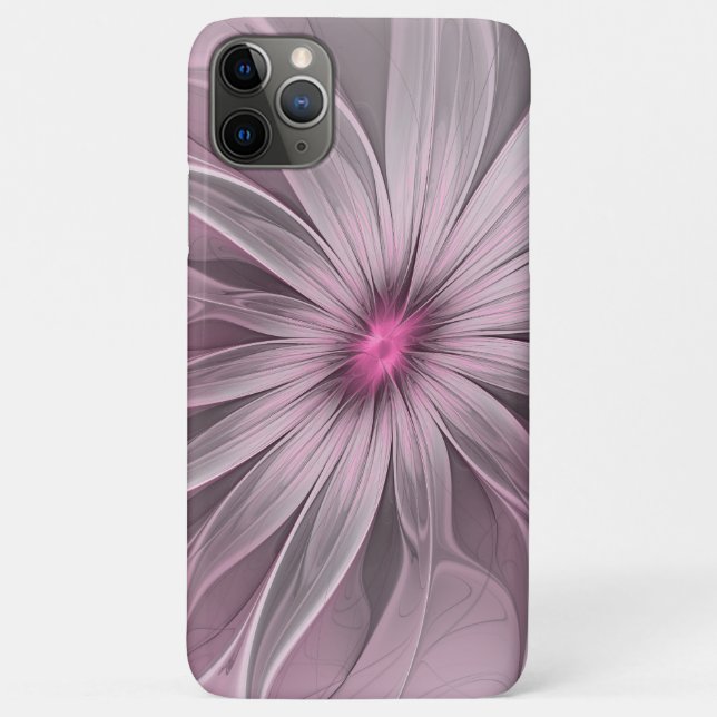Fantasy Flower Abstract Plum Floral Fractal Art Case-Mate iPhone Case (Back)