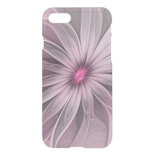 Fantasy Flower Abstract Plum Floral Fractal Art iPhone SE87 Case
