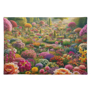 Fantasy Flower Garden Placemat