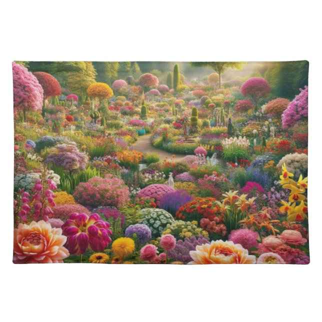 Fantasy Flower Garden Placemat (Front)