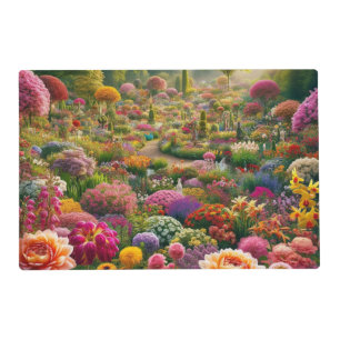 Fantasy Flower Garden Placemat