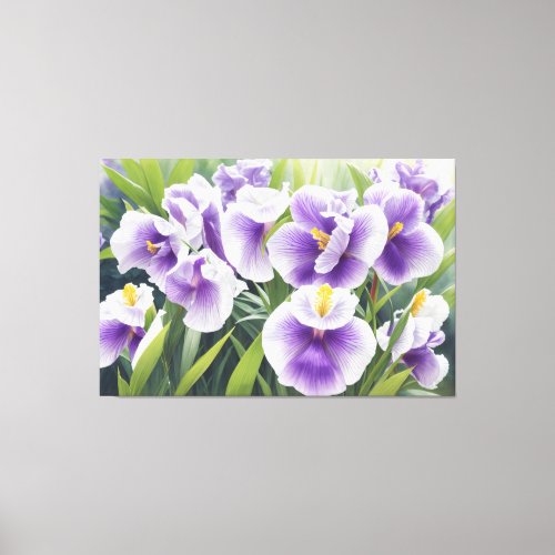  Fantasy Flowers Art TV2 Stretched Canvas Print