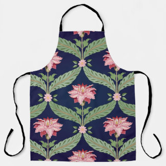 Fantasy Flowers: Dark Indian Motifs Apron