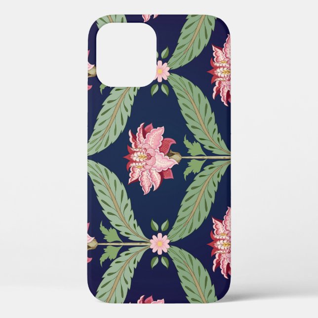Fantasy Flowers: Dark Indian Motifs Case-Mate iPhone Case (Back)