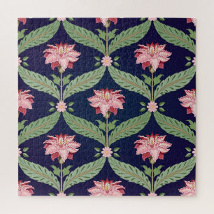 Fantasy Flowers: Dark Indian Motifs Jigsaw Puzzle