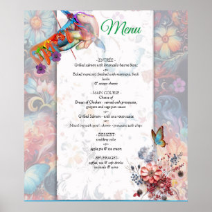 Fantasy Flowers express the joy of nature. Poster