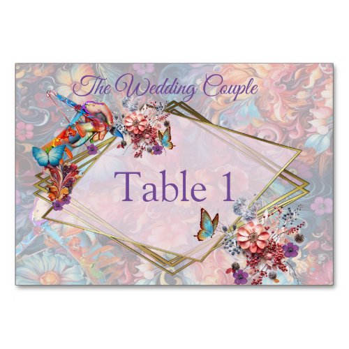 Fantasy Flowers express the joy of nature Table Number