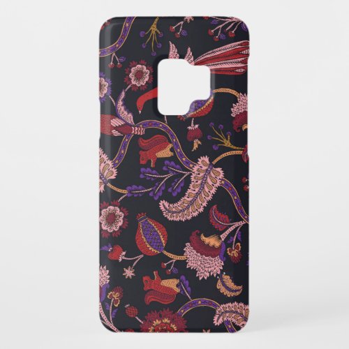 Fantasy Flowers Natural Paisley Seamless Case_Mate Samsung Galaxy S9 Case