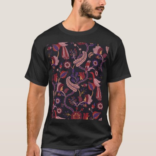 Fantasy Flowers Natural Paisley Seamless T_Shirt