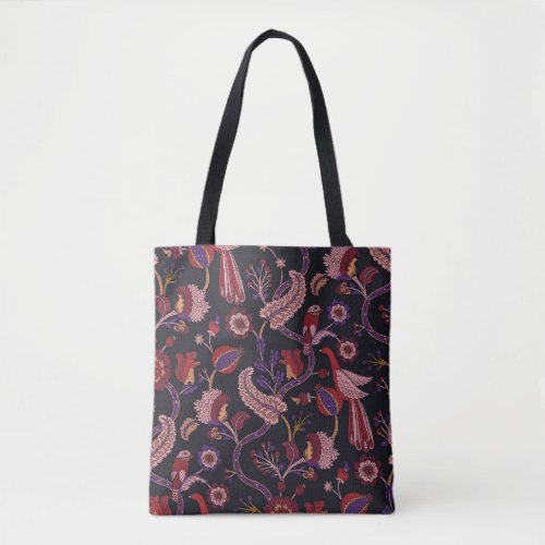 Fantasy Flowers Natural Paisley Seamless Tote Bag