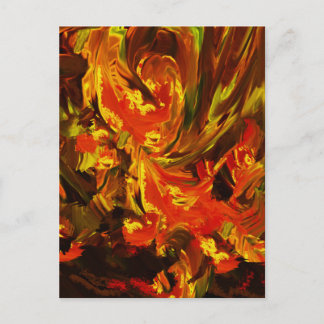 Fantasy Flowers Postcard