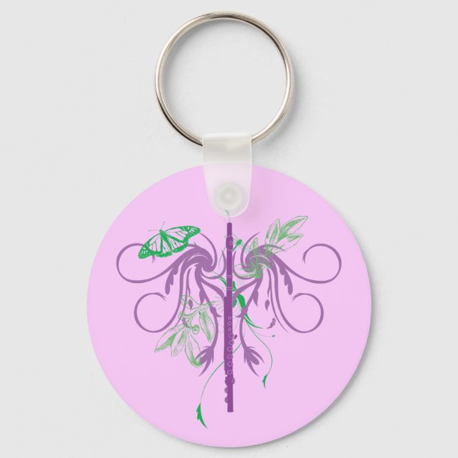 Fantasy Flute Keychain (Front)