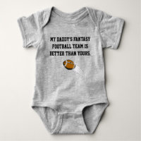 Fantasy Football Baby Bodysuit