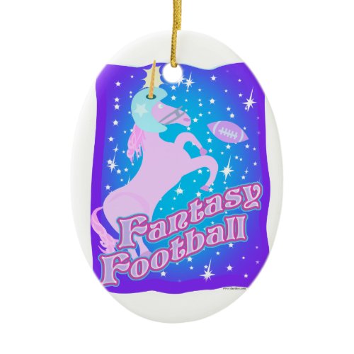 Fantasy Football Ceramic Ornament