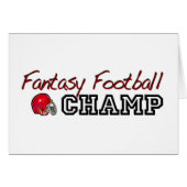 Fantasy Football Champ (Front Horizontal)