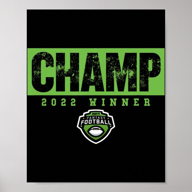Fantasy Football Champ Twenty TwentyTwo Winner  Poster (Front)