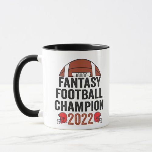 Fantasy Football Champion 2022 Football Lover Mug