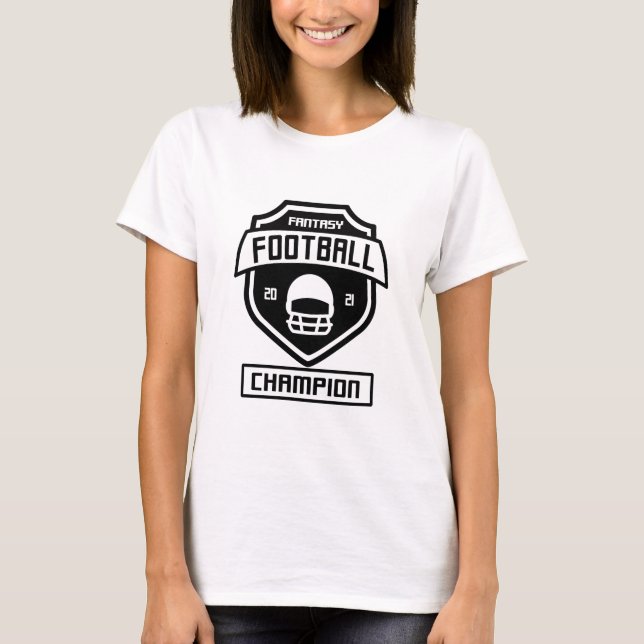 fantasy-football-champion-2-black T-Shirt (Front)
