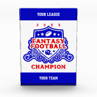 Fantasy Football Champion Acrylic Award