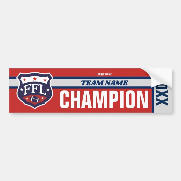 Fantasy Football League Champion Banner