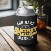 Fantasy Football Champion - Black and Yellow Gold