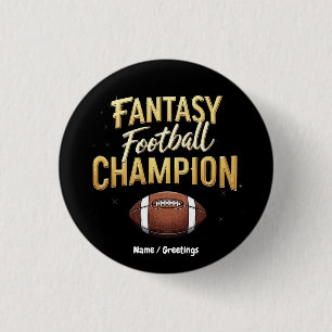 Fantasy Football Champion Dominate Like A Pro Button