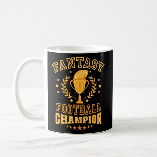 Fantasy Football Champion FFL Draft Winner  Coffee Mug