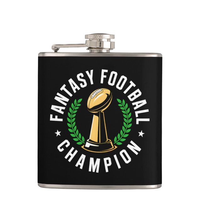 Fantasy Football Champion Flask (Front)