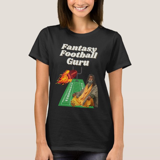 Fantasy Football Champion Guru League Championship T-Shirt (Front)