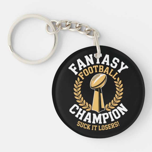 Fantasy Football Champion Keychain (Front)