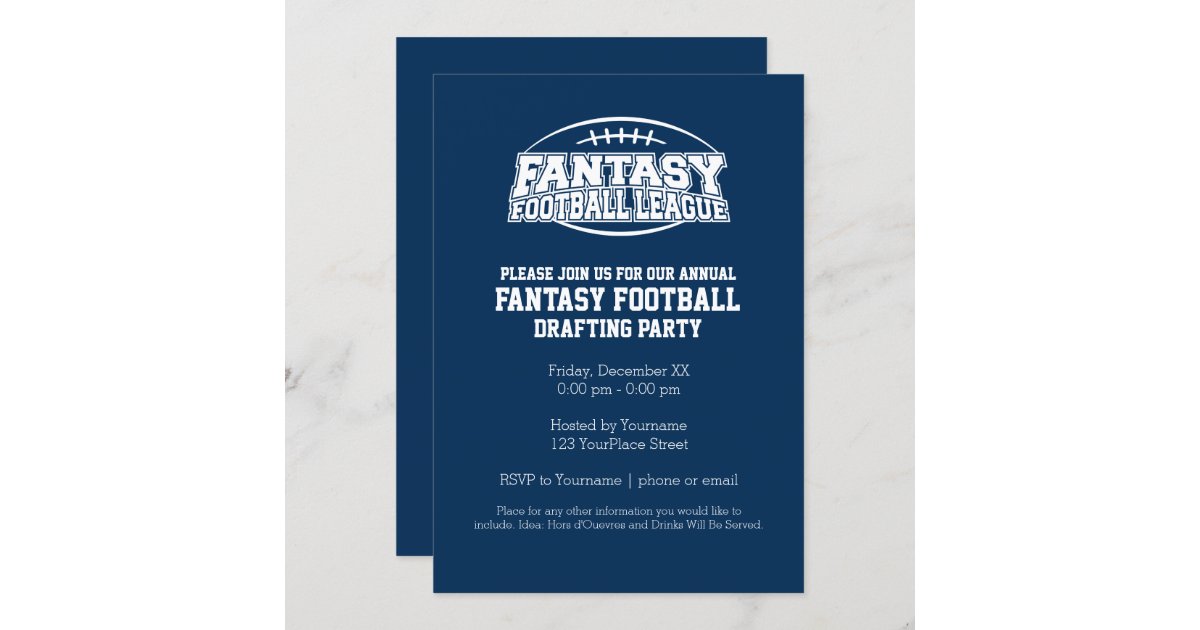 Fantasy Football Playoff Poster Template