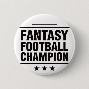 Fantasy Football Champion! Pinback Button