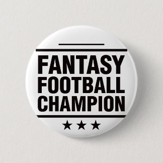 Fantasy Football Champion! Pinback Button