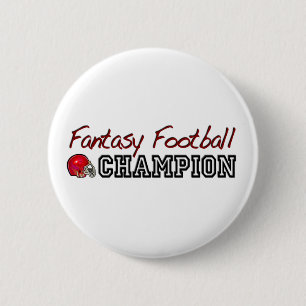 Fantasy Football Champion Pinback Button