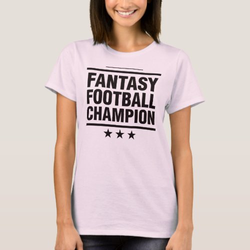 Fantasy Football Champion T_Shirt
