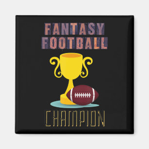 Fantasy Football Champion Trophy Winner  Magnet