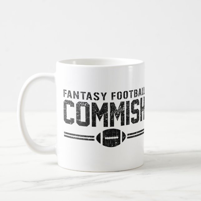 Fantasy Football Commish Coffee Mug (Left)