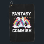 Fantasy Football Commish Funny Dabbing Unicorn Dra Golf Towel<br><div class="desc">Fantasy Football Commish Funny Dabbing Unicorn Draft Champ T-Shirt</div>
