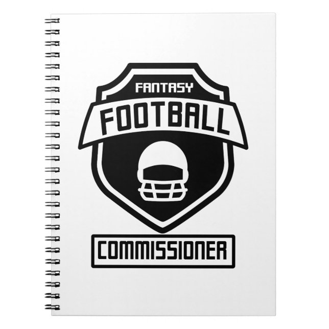 fantasy-football-commissioner-black-01 notebook (Front)
