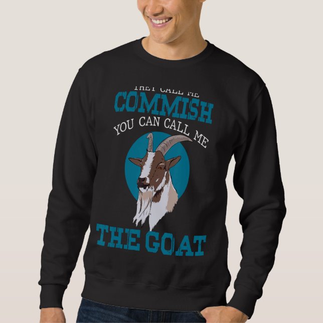 Fantasy Football Commissioner Gift Funny Draft Goa Sweatshirt (Front)