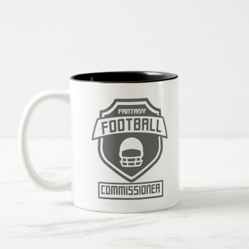 fantasy_football_commissioner_gray_01 Two_Tone coffee mug