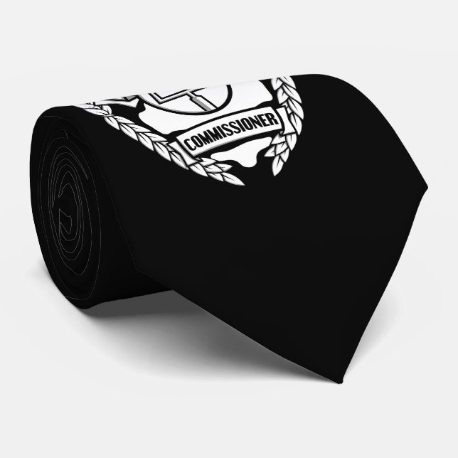 Fantasy Football Commissioner Neck Tie (Rolled)