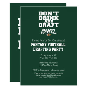 Funny Football Invitations Zazzle