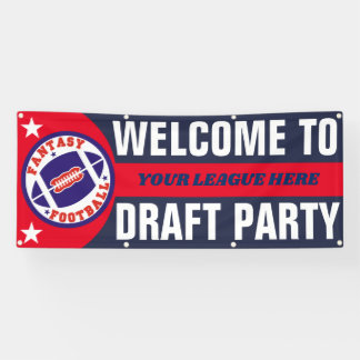 Fantasy Football Draft Party Banner