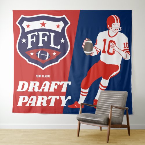Fantasy Football Draft Party Tapestry