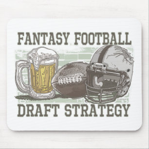 Fantasy Football Draft Strategy Mouse Pad